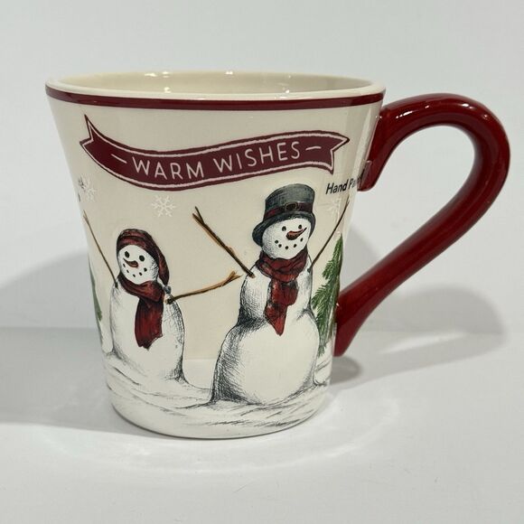 Royal Seasons Snowman Mug & Bowl Set St Nicholas Square Yuletide Stoneware - Picture 2 of 16